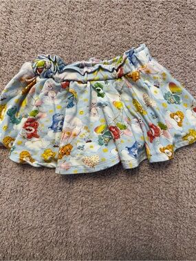 🩵 🌈 Posh Peanut x Care Bears Ruffle Skort 12–18M 🌈🩵